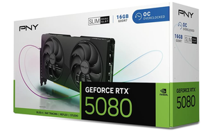 NVIDIA GeForce RTX de haute qualité ™   Carte graphique OC 5080 Slim à double ventilateur et double slot (16 Go) - Product Image 2