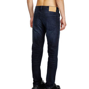 Prêt à expédier – Jean en denim coupe slim pour homme, taille mi-haute, coupe droite, 100 % coton, séchage rapide, pantalon décontracté d'hiver, service OEM avec logo personnalisé - Product Image 2