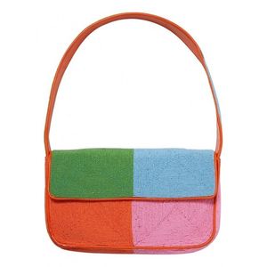 Sac bandoulière fait main en perles avec sangle réglable - Product Image 1