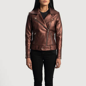 Veste en cuir pour femme de bonne qualité, tenue décontractée pour femme, tenue colorée et stylée, veste en cuir pour femme - Product Image 1