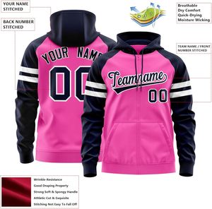 Sudaderas con cremallera de lana personalizadas para hombres, mujeres, jóvenes, ajuste cómodo con bordado de logotipo, suministro OEM a granel - Product Image 3