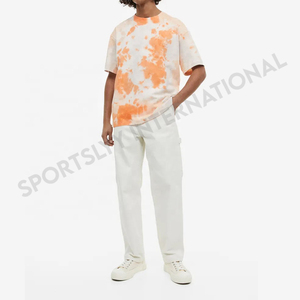 เสื้อยืดผู้ชายซักด้วยกรดแบบลำลองผ้าคอตตอนไฮสตรีทฮิปฮอปสไตล์วินเทจผ้า100% โลโก้สีดำโอเวอร์ไซส์220กรัมผ้าไหมร้อน - Product Image 5