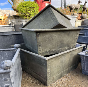 Jardinière de jardin galvanisée de ferme moderne Pots de fleurs et jardinières décoratifs en fer Petites et grandes fournitures de conception économiques - Product Image 3