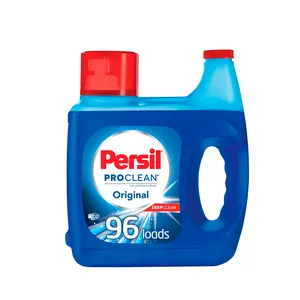 批发供应商Persil ProClean液体洗衣粉，原装，150液体盎司，96件