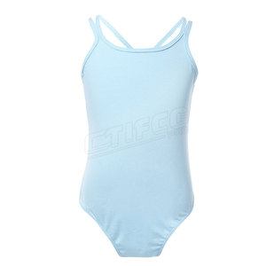 Robe de gymnastique une pièce sans manches à col en V Robe de gymnastique de haute qualité pour dames - Product Image 1