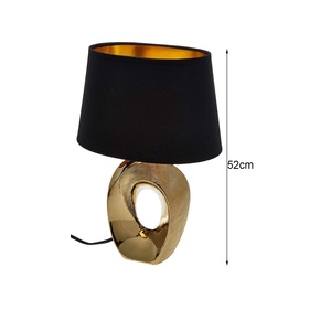hot sale aluminium rounded base Table <b>Lamps</b> New Design Handmade gold color Metal Table <b>Lamps</b> Exporter for home decor - Product Image 4