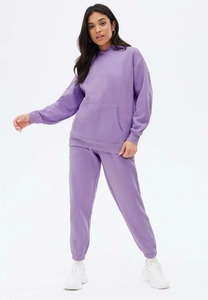 Ensemble de sweats à capuche et pantalons de survêtement zippés surdimensionnés de haute qualité survêtement deux pièces en polaire personnalisé pour adolescents Streetwear à carreaux d'hiver - Product Image 5