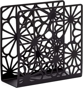 Attractive Design Handmade Customized Design Metal Napkin Holder Black Color Wholesale Latest Classic Metal Napkin Holder - Product Image 1