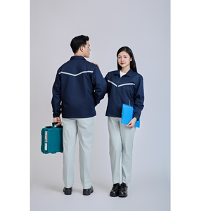 Veste fine à capuche FMF imperméable, coupe-vent, respirante, isolante thermiquement, unisexe, 100% polyester, col montant, coque rigide, bleu marine - Product Image 2