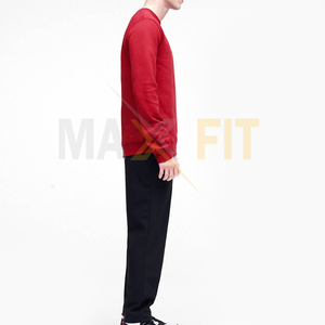 MAXFIT ENTERPRISES Men'<b>s</b> Custom Pullover Sweat <b>Suit</b> Set Solid Two-Piece Top Design for Winter Plus Size by MAXFIT ENTERPRISES - Product Image 4