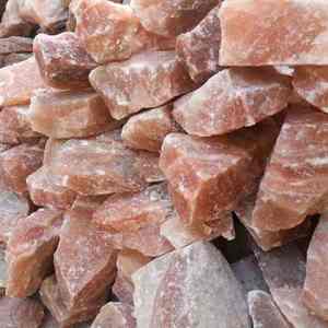Rocas de sal del Himalaya Rosa natural 100% puro de alta calidad, materia prima, trozos de sal de roca Rosa sólida, terrones de piedra - Product Image 1