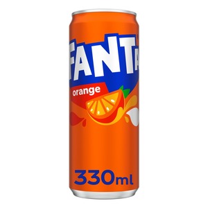 Fantaa Orange Soda 330ml Canette Boisson gazeuse sucrée et fruitée Fournisseur en gros de canettes de boisson gazeuse Fantaa Orange - Product Image 3