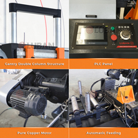 Scie à ruban entièrement automatique pour la découpe des métaux GZ4250, machine à ruban CNC à double colonne pour la sciage des barres pleines et des billettes