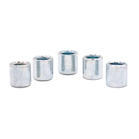 Entretoise ronde usinée CNC en acier inoxydable 304, alliage de zinc et aluminium anodisé 6061 sur mesure