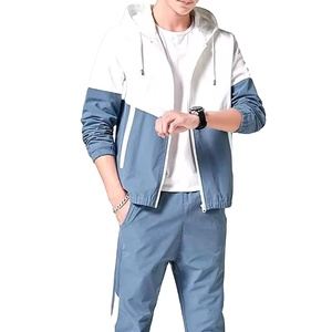 Top Selling Premium Quality Customized Color & Logo Breathable Comfortable Lightweight Casual Men's 2-Piece Winter Tracksuits - Product Image 6
