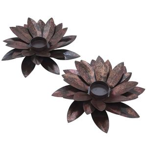 Lotus design <b>professional</b> votive holder indoor & outdoor tealight candle holder home hotel office wedding party decoration - Product Image 4