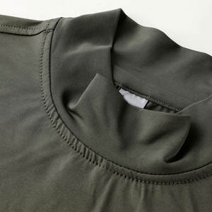 Vente chaude en usine longue chemise de compression de sport haute qualité Spandex conception unie Options multicolores entraînements sublimés - Product Image 3