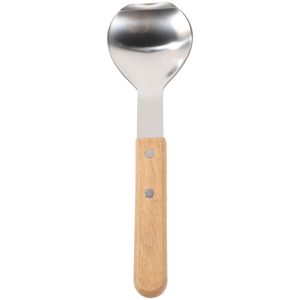 Cuillère à glace et à nourriture en acier inoxydable robuste pour cuisine, bar, fête et mariage Accessoire polyvalent et facile à ranger pour ensemble de vaisselle - Product Image 4