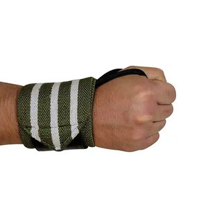 Équipement de gymnastique d'entraînement produits à la mode sangles de poignet d'haltérophilie meilleure qualité couleur unique vente en ligne bracelets de poignet - Product Image 5