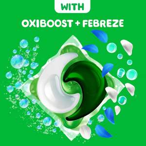 Lessives en dosettes Gain Flings Ultra Oxi, 76 unités, parfum Cascade de joie, 3-en-1, compatible HE - Product Image 5