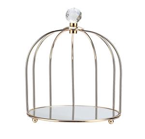 Porte-parfum rectangulaire en métal en laiton AK en or fini avec porte-parfum unique à 2 niveaux pour la décoration d'hôtel/la décoration intérieure - Product Image 4