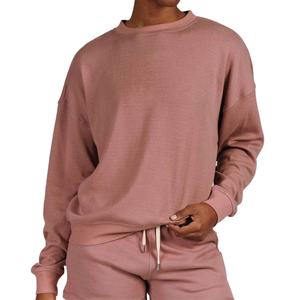 2025 New Style Street Wear <b>Crewneck</b> Sweatshirts Custom logo Long Sleeve Quick Dry Customized Color Women breathable Sweatshirts - Product Image 1