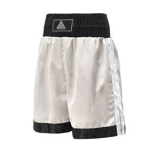 Pantalones cortos de boxeo ligeros para hombre al por mayor, cómodos, personalizados, ropa de artes marciales MMA con el último diseño - Product Image 3