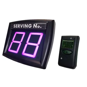 VIOLET QUEUE MANAGEMENT SYSTEM queue number display system with remote control led number call system for bank hospital shop