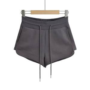 Shorts décontractés d'été pour femmes, taille haute, respirants, écologiques, couleur unie, design personnalisé, haute qualité - Product Image 3