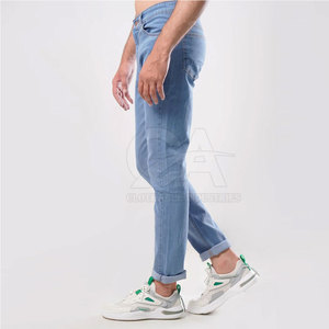 Pantalones vaqueros de algodón auténtico para hombre, pantalones vaqueros auténticos estampados de diseño personalizado para hombre, pantalones vaqueros personalizados de diseño 2026 - Product Image 2