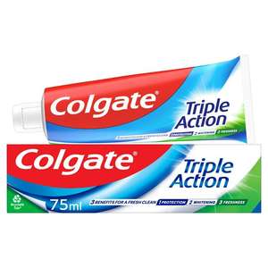 Pasta Dental Colgate Triple Action Original Mint de Calidad Premium 125ML - COLGATEMAX CAVITY PROT 50ML en Venta - Product Image 1