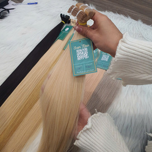 100% Extensions de cheveux vietnamiennes vierges européennes Extensions de cheveux en bande de qualité supérieure - Product Image 3