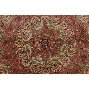 Tapis vintage surdimensionné 8,6x12,4 pi (261x378 cm), tapis turc rouge patchwork - Product Image 5