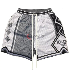 Pantalones cortos deportivos de baloncesto de diseño personalizado con impresión por sublimación completa Logotipo del fabricante de patrones sólidos-Ropa deportiva personalizable - Product Image 4