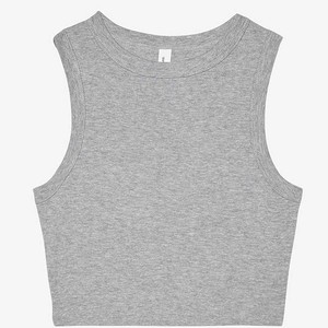 เสื้อกล้ามเบลล่ารุ่นผู้ใหญ่6682เสื้อครอปผู้หญิงสีเทาเฮเทอร์ - Product Image 4