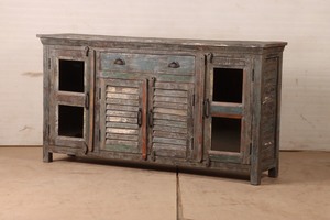 Elegant Wood <b>Storage</b> Cabinet <b>Sideboard</b> Buffet Console Furniture for Home Use with Decorative Display Space Spacious <b>Storage</b> - Product Image 5