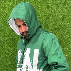 Ensemble de survêtement 2 pièces pour homme, streetwear sport, printemps-été, coton et polyester, grande taille, uni, sweat à capuche et short - Product Image 3