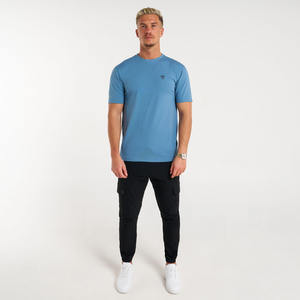 เสื้อยืดผ้าฝ้าย100% ทรงหลวมสำหรับผู้ชายเสื้อยืดโอเวอร์ไซส์ออกแบบได้ตามต้องการสำหรับทุกเพศ - Product Image 4