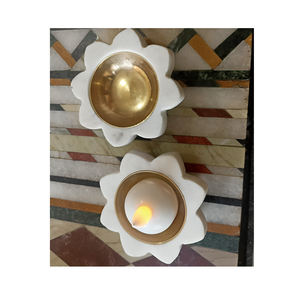 Mármol Diya suave hecho a mano pulido Pooja Diya ideal para templos hogares rituales de meditación festivales y uso espiritual - Product Image 4