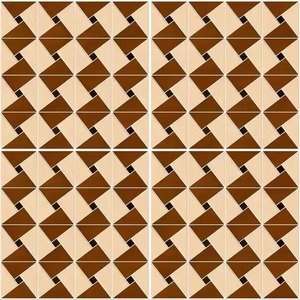 Serie Punch, azulejos de estacionamiento de porcelana en relieve baratos, diseño esmaltado para exteriores de 300x300mm - Product Image 5