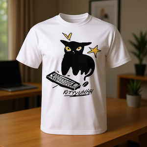 T-shirt promozionale da donna Kittyuhhh - Product Image 3