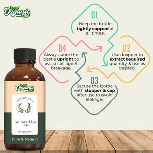 Huile Essentielle Pure 100% Biologique de Menthe Poivrée et de Laurier de Zing Bay pour Soins de la Peau et Santé, Fourniture OEM, Emballage Personnalisé, Prix Bas - Product Image 5