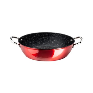 24 cm đường kính nhôm giả mạo nonsticks soong quantanium lớp phủ thiết kế sang trọng cho cảm ứng Vitro gas bếp điện - Product Image 1
