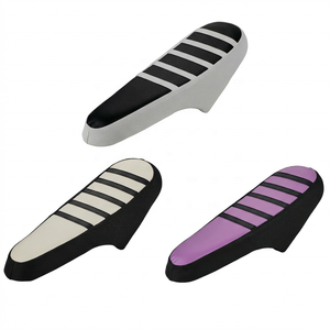 Funda de <span class=keywords><strong>Asiento</strong></span> para Motocicleta JFG, Diseño Acanalado, Protector de Superficie de Cuero PVC, Multicolor, para Ridstar Q20 - Product Image 1