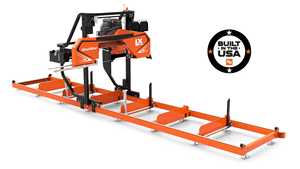 เครื่องเลื่อยสายพานแบบพกพา LX150 รางคู่ 25 แรงม้า เบนซิน ความจุท่อนไม้ 36 นิ้ว ความกว้างการตัด 35.5 นิ้ว - Product Image 1
