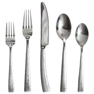 Cutlery Agate Design Handle Flatware <b>Set</b> Premium Quality Gold Polished Metal Stainless Steel Flatware Cutlery <b>Set</b> in Low Price - Product Image 4