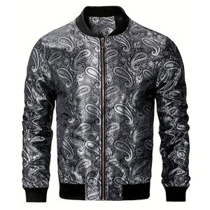 Design Your Own Logo <b>Men</b> Bomber <b>Jacket</b> OEM Service Lightweight Bomber <b>Jacket</b> for <b>Men</b> For <b>Sale</b> - Product Image 2