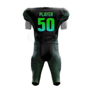 Diseño de Uniformes de Fútbol Americano Transpirables y Cómodos Personalizados para Hombre, Talla Grande, Cortos, de Verano, Servicio OEM - Product Image 6