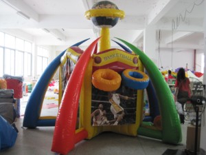 Arènes sportives gonflables en tissu enduit de PVC, usage universel - Product Image 4