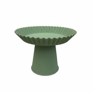 Support de plateau de service en métal à un niveau, design rustique et fabuleux, présentoir à desserts et cupcakes pour mariages et décoration intérieure, prix bas - Product Image 2